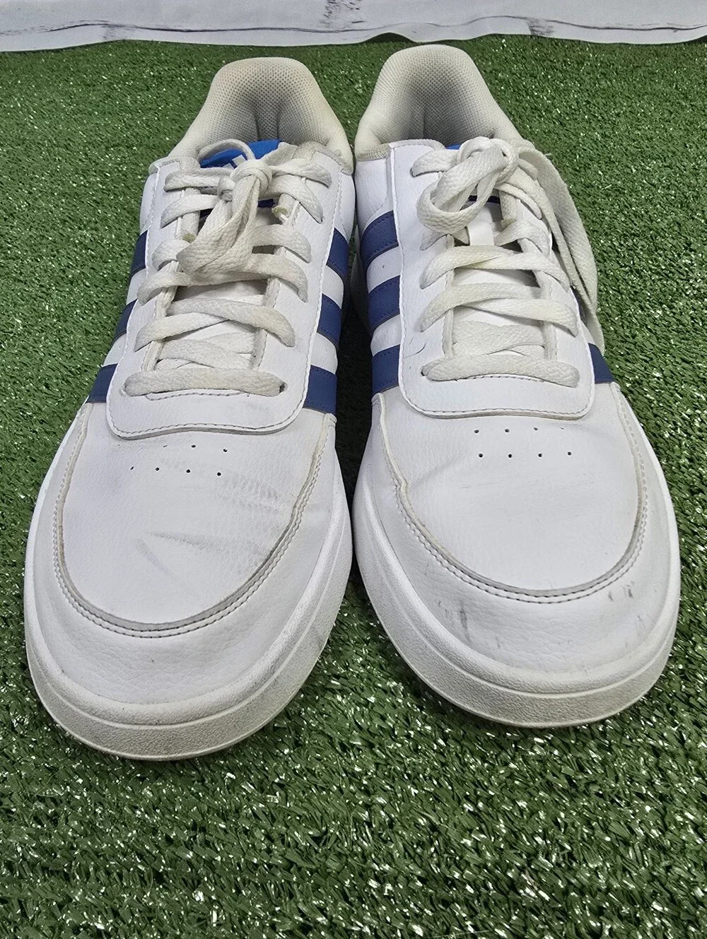 Adidas Breaknet 2.0 Blue White Colorway Mens Size 12 Lace Up Tennis Shoes